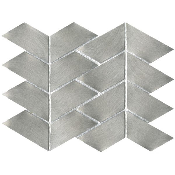 Porcelanosa Gravity Aluminium Trace Metal Tile